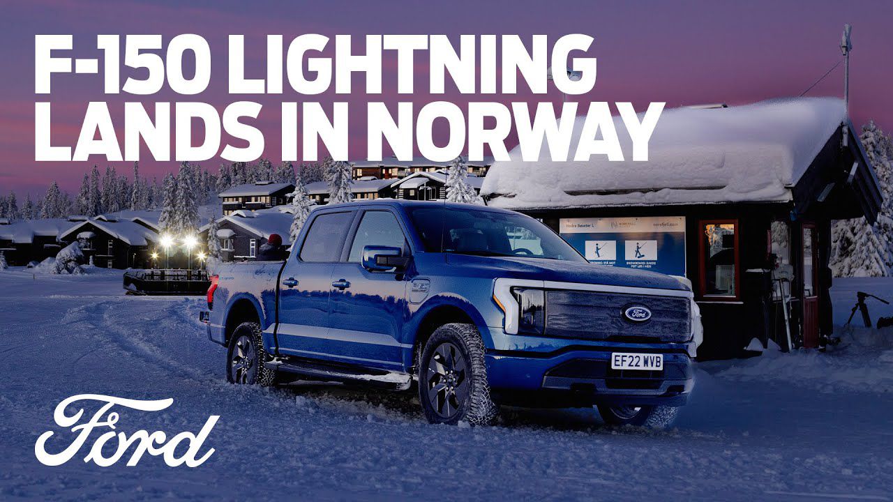 2024 Ford F-150 Lightning - снежные испытания в Норвегии!